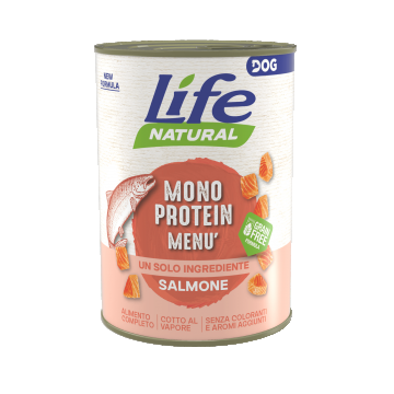Hrana Umeda Caini, Life Dog Nutrition Monoprotein, Somon, 400 g