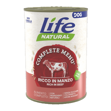 Hrana Umeda Caini, Life Dog Nutrition Plus, Vita, 400 g