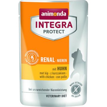 Hrana umeda pentru pisici, Integra Protect Renal, cu pui, Pachet 24 X 85 gr