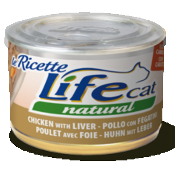 Hrana Umeda Pisici, Life Cat, Pui, Ficat & Morcov, 150 g