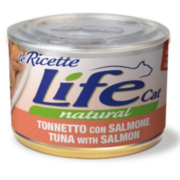 Hrana Umeda Pisici, Life Cat, Ton, Somon & Morcov, 150 g