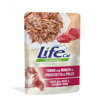 Hrana Umeda Pisici, Life Cat, Ton, Vita & Sunca, 70 g