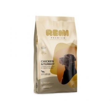 Hrana Uscata Caini, Remi Premium Adult Large Breed cu Pui si Curcan, 3 kg