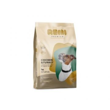 Hrana Uscata Caini, Remi Premium Adult Small Breed cu Pui si Curcan, 1 kg