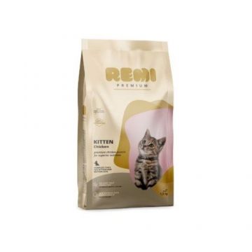 Hrana Uscata Pisici, Remi Premium Kitten cu Pui, 1.5 kg