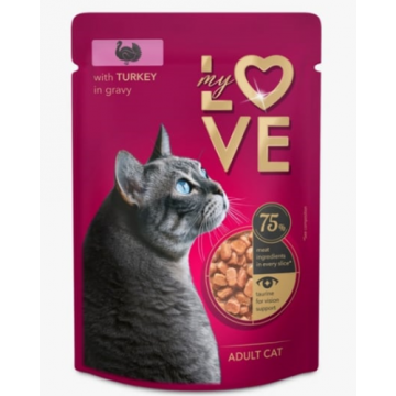 My Love Pisica Plic Curcan 85 g