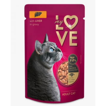 My Love Pisica Plic Ficat 85 g