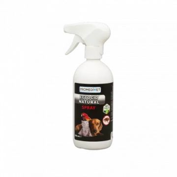 Promedivet Ectocid Natural Spray Cu Extract De Plante 500 ml