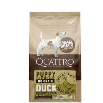 Quattro Dog Small Breed No Grain Puppy 7 kg