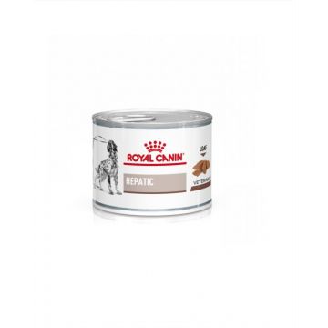 ROYAL CANIN Hepatic, XS-XL, dieta veterinara, conserva hrana umeda caini, suport hepatic, (pate), 200 g