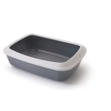 Savic Litiera+Rama IRIZ 42 cm Alb/Gri