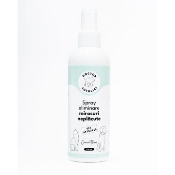 Spray eliminare mirosuri neplacute fara parfum Doctor Totolici, 200 ml