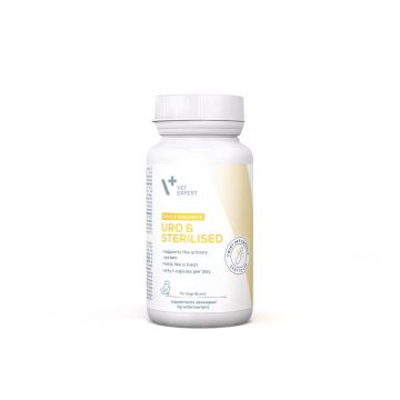 Vet Expert URO&STERILISED – Supliment pentru sănătatea tractului urinar la câini mici și pisici