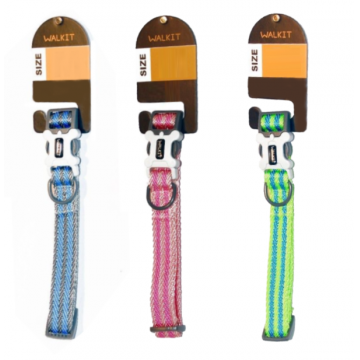 Walkit Zgarda Caine Special Twill Waved M 2.5 X 35-50 cm - gri-albastru