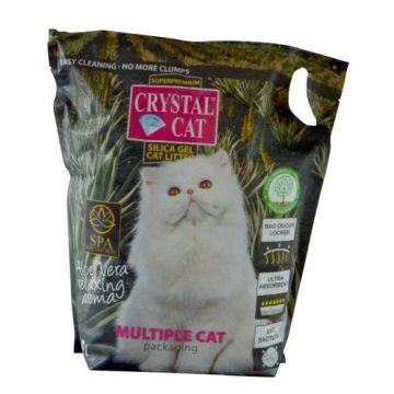 Crystal Cat Nisip Silicatic Aloe Vera 7.6 l