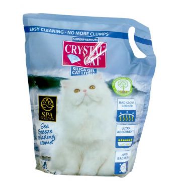Crystal Cat Nisip Silicatic Sea Breeze 3.8 l