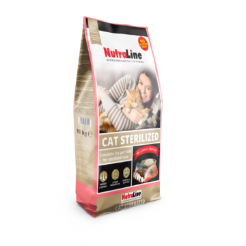 Nutraline Cat Sterilised - 10-kg