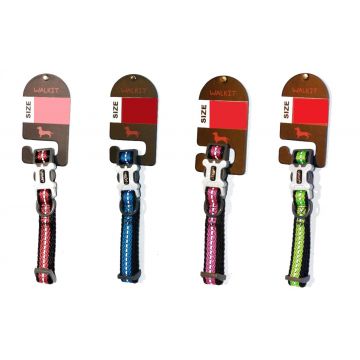 Walkit Zgarda Caine Tesatura Jacquard L 2.5 cm X 46-29 cm - galben