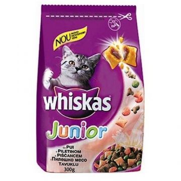 Whiskas Junior Pui 300 g