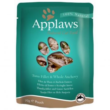 Applaws Cat Plic File Ton cu Ansoa 70 g