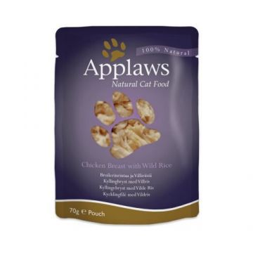 Applaws Cat Plic Pipet Pui Cu Orez Salbatic 70 g