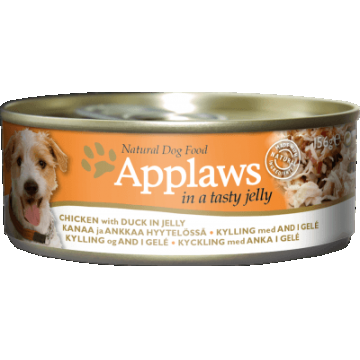 Applaws Dog Cons Pui si Rata in Aspic 156 g