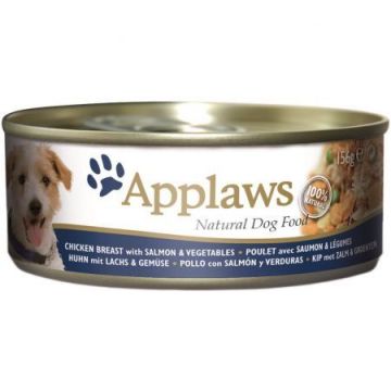 Applaws Dog Cons Pui, Somon, Vegetale 156 g