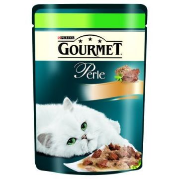 Gourmet Perle Plic Iepure/Vanat 85 g