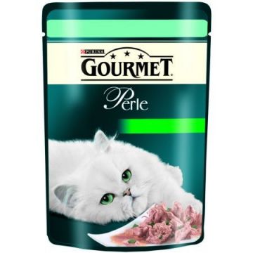Gourmet Perle Plic Pastrav/Spanac 85 g