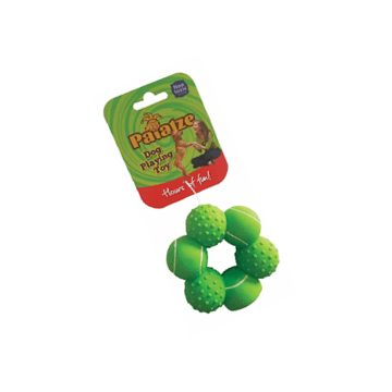 Paiatze Dog Inel Verde 6 Mingi Latex 0035/ 2428