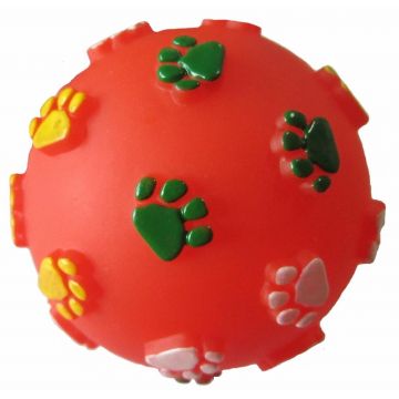 Pet Expert Jucarie Minge Cu Labute S Rosie Vinil OPT30968