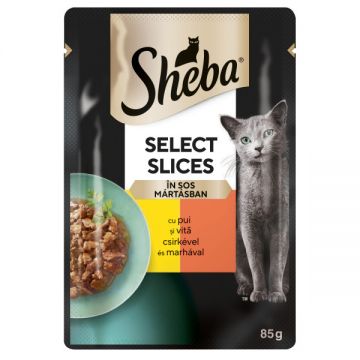 Sheba Plic Pui/Vita 85 g