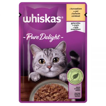 Whiskas Plic Pure Delight Pui 85 g