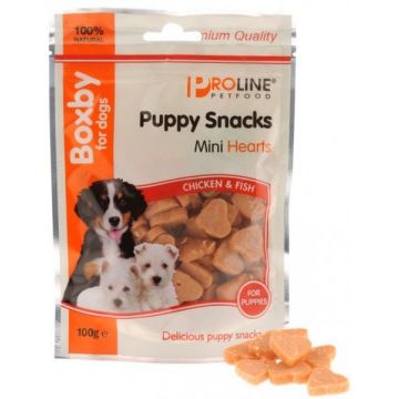 Proline Snacks Caine Boxby Mini Hearts 100 g