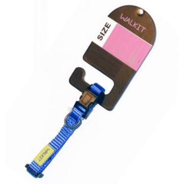 Walkit Zgarda Caine S 1.6 X 30-45 cm Albastru