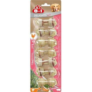 8in1 Oase Delights porc XS