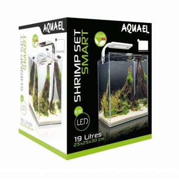 Aquael Acvariu Shrimp Smart Plus 30 L Negru 113226