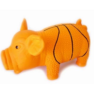 Jucarie Caine Pet Expert Orange Piggy NTD6089