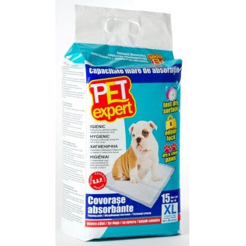 Pet Expert Covor Absorbant L 60X6cm/15 Buc