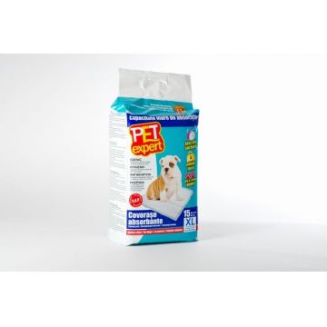 Pet Expert Covor Absorbant XL 60X90cm/15 buc