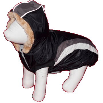 Pet Expert Haina Caine Striped Hoodie Black M 31 cm