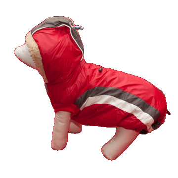 Pet Expert Haina Caine Striped Hoodie Red S 25 cm