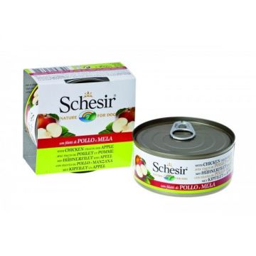 Schesir Cons Caine Fructe Pui/Mere 150 g
