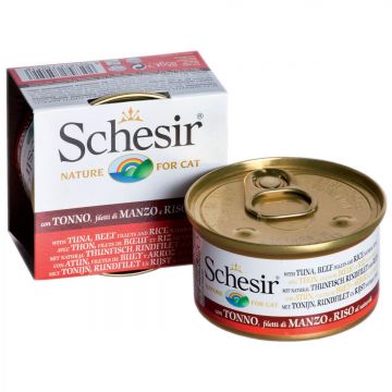 Schesir Pisica Ton/Vita/Orez 85 g