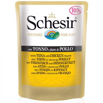 Schesir Plic Ton/Pui 100 g