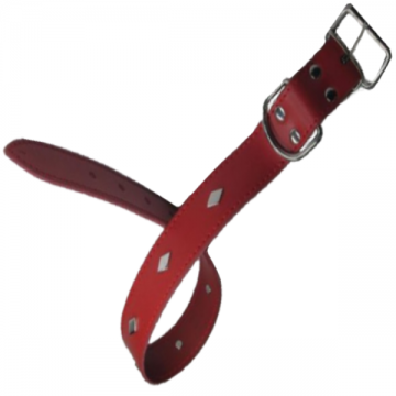 Streetside Zgarda Romburi 2.5X53 cm Rosu Nr 3