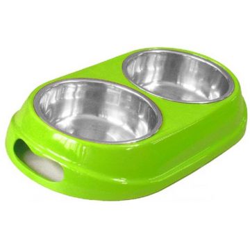 Castron Melamina/Inox Green 2x500 ml 8043