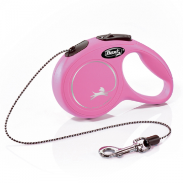 Flexi Lesa New Classic Cord S 8 m Roz