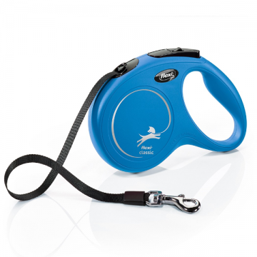 Flexi Lesa New Classic Tape M 5 m Albastra