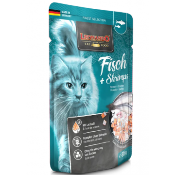 Leonardo Plic Peste si Creveti 85 g